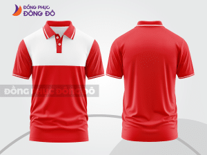 Mẫu thiết kế áo polo basic đồng phục công ty màu đỏ ctpb29