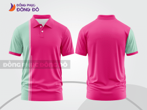 Mẫu thiết kế áo polo basic đồng phục công ty màu hồng đậm ctpb293