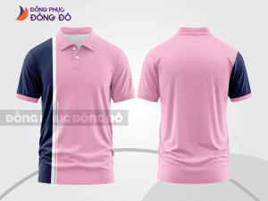 Mẫu thiết kế áo polo basic đồng phục công ty màu hồng phấn ctpb294