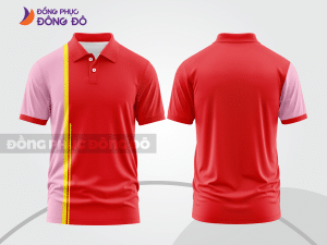 Mẫu thiết kế áo polo basic đồng phục công ty màu đỏ tươi ctpb295