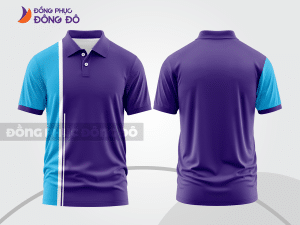 Mẫu thiết kế áo polo basic đồng phục công ty màu tím ctpb297