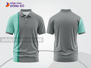 Mẫu thiết kế áo polo basic đồng phục công ty màu xám ghi ctpb301