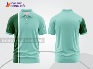 Mẫu thiết kế áo polo basic đồng phục công ty màu xanh ngọc ctpb304