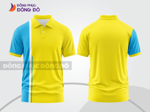 Mẫu thiết kế áo polo basic đồng phục công ty màu vàng ctpb305