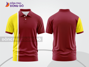 Mẫu thiết kế áo polo basic đồng phục công ty màu đỏ đô ctpb306