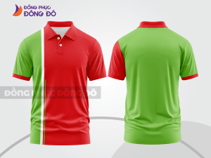 Mẫu thiết kế áo polo basic đồng phục công ty màu đỏ tươi ctpb307