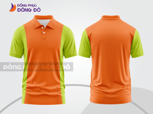 Mẫu thiết kế áo polo basic đồng phục công ty màu cam ctpb313