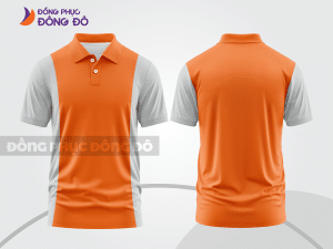 Mẫu thiết kế áo polo basic đồng phục công ty màu cam ctpb315