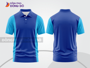 Mẫu thiết kế áo polo basic đồng phục công ty màu xanh dương ctpb321