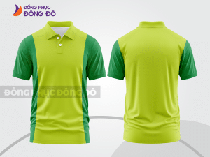 Mẫu thiết kế áo polo basic đồng phục công ty màu xanh nõn chuối ctpb323