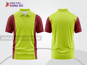 Mẫu thiết kế áo polo basic đồng phục công ty màu xanh nõn chuỗi ctpb325