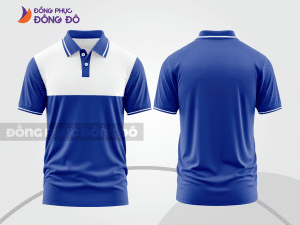 Mẫu thiết kế áo polo basic đồng phục công ty màu xanh dương ctpb33