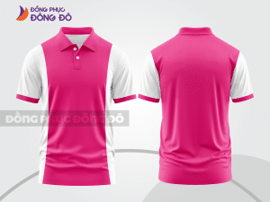Mẫu thiết kế áo polo basic đồng phục công ty màu hồng đậm ctpb336
