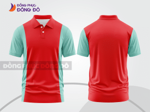 Mẫu thiết kế áo polo basic đồng phục công ty màu đỏ tươi ctpb344