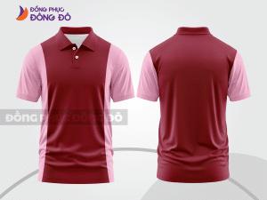 Mẫu thiết kế áo polo basic đồng phục công ty màu đỏ đô ctpb348