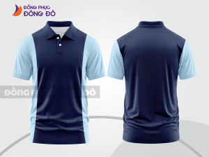 Mẫu thiết kế áo polo basic đồng phục công ty màu xanh tím than ctpb362