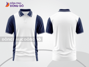 Mẫu thiết kế áo polo basic đồng phục công ty màu xanh tím than ctpb366