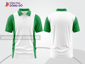 Mẫu thiết kế áo polo basic đồng phục công ty màu xanh lá cây ctpb368