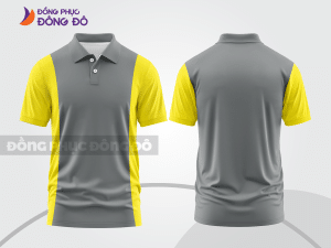 Mẫu thiết kế áo polo basic đồng phục công ty màu xám ghi ctpb375