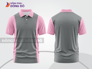 Mẫu thiết kế áo polo basic đồng phục công ty màu xám ghi ctpb377