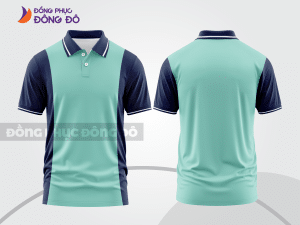 Mẫu thiết kế áo polo basic đồng phục công ty màu xanh ngọc ctpb386
