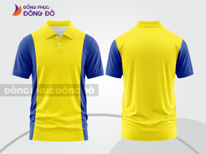 Mẫu thiết kế áo polo basic đồng phục công ty màu vàng ctpb389