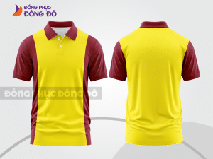 Mẫu thiết kế áo polo basic đồng phục công ty màu vàng ctpb392