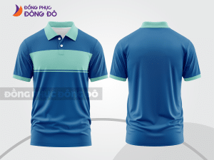 Mẫu thiết kế áo polo basic đồng phục công ty màu xanh dương ctpb399