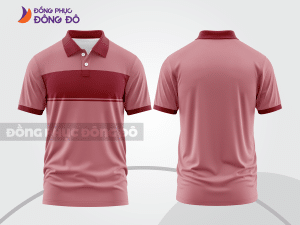 Mẫu thiết kế áo polo basic đồng phục công ty màu đỏ đô ctpb406