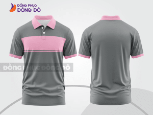 Mẫu thiết kế áo polo basic đồng phục công ty màu ghi xám ctpb407