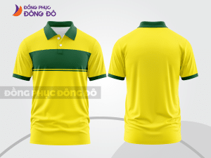 Mẫu thiết kế áo polo basic đồng phục công ty màu vàng ctpb409