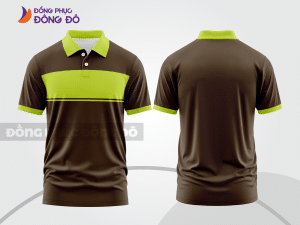 Mẫu thiết kế áo polo basic đồng phục công ty màu nâu ctpb416