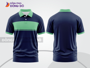 Mẫu thiết kế áo polo basic đồng phục công ty màu xanh tím than ctpb417