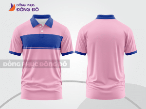 Mẫu thiết kế áo polo basic đồng phục công ty màu hồng phấn ctpb418
