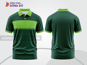 Mẫu thiết kế áo polo basic đồng phục công ty màu xanh két ctpb420