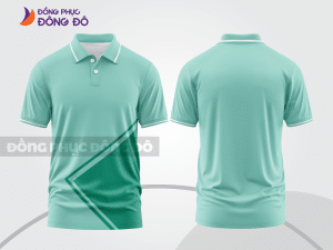 Mẫu thiết kế áo polo basic đồng phục công ty màu xanh ngọc ctpb425