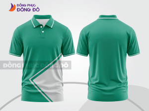 Mẫu thiết kế áo polo basic đồng phục công ty màu xanh ngọc ctpb426
