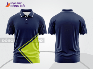 Mẫu thiết kế áo polo basic đồng phục công ty màu xanh tím than ctpb430