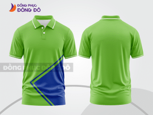 Mẫu thiết kế áo polo basic đồng phục công ty màu xanh lá mạ ctpb431