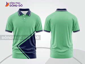 Mẫu thiết kế áo polo basic đồng phục công ty màu xanh ngọc ctpb435