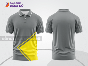 Mẫu thiết kế áo polo basic đồng phục công ty màu ghi xám ctpb439