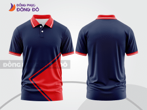 Mẫu thiết kế áo polo basic đồng phục công ty màu xanh tím than ctpb440