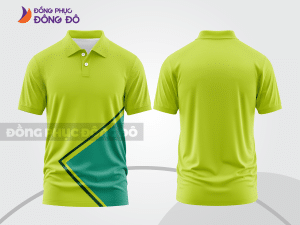 Mẫu thiết kế áo polo basic đồng phục công ty màu xanh nõn chuỗi ctpb442