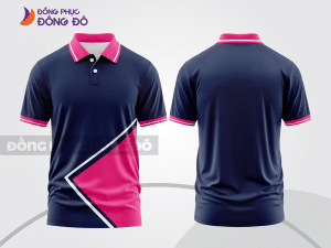 Mẫu thiết kế áo polo basic đồng phục công ty màu xanh tím than ctpb446