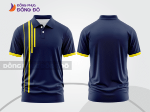 Mẫu thiết kế áo polo basic đồng phục công ty màu xanh tím than ctpb447