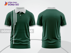 Mẫu thiết kế áo polo basic đồng phục công ty màu xanh rêu ctpb456