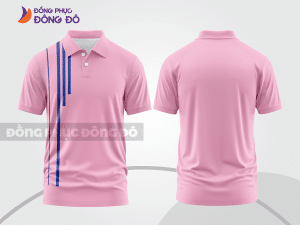 Mẫu thiết kế áo polo basic đồng phục công ty màu hồng phấn ctpb459