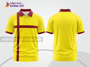 Mẫu thiết kế áo polo basic đồng phục công ty màu vàng ctpb46
