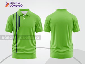 Mẫu thiết kế áo polo basic đồng phục công ty màu xanh lá mạ ctpb465