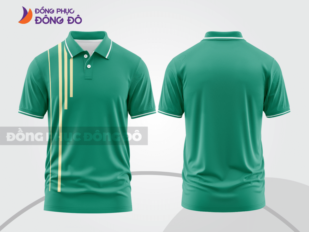 Áo polo đồng phục công ty màu xanh ngọc CTPB466